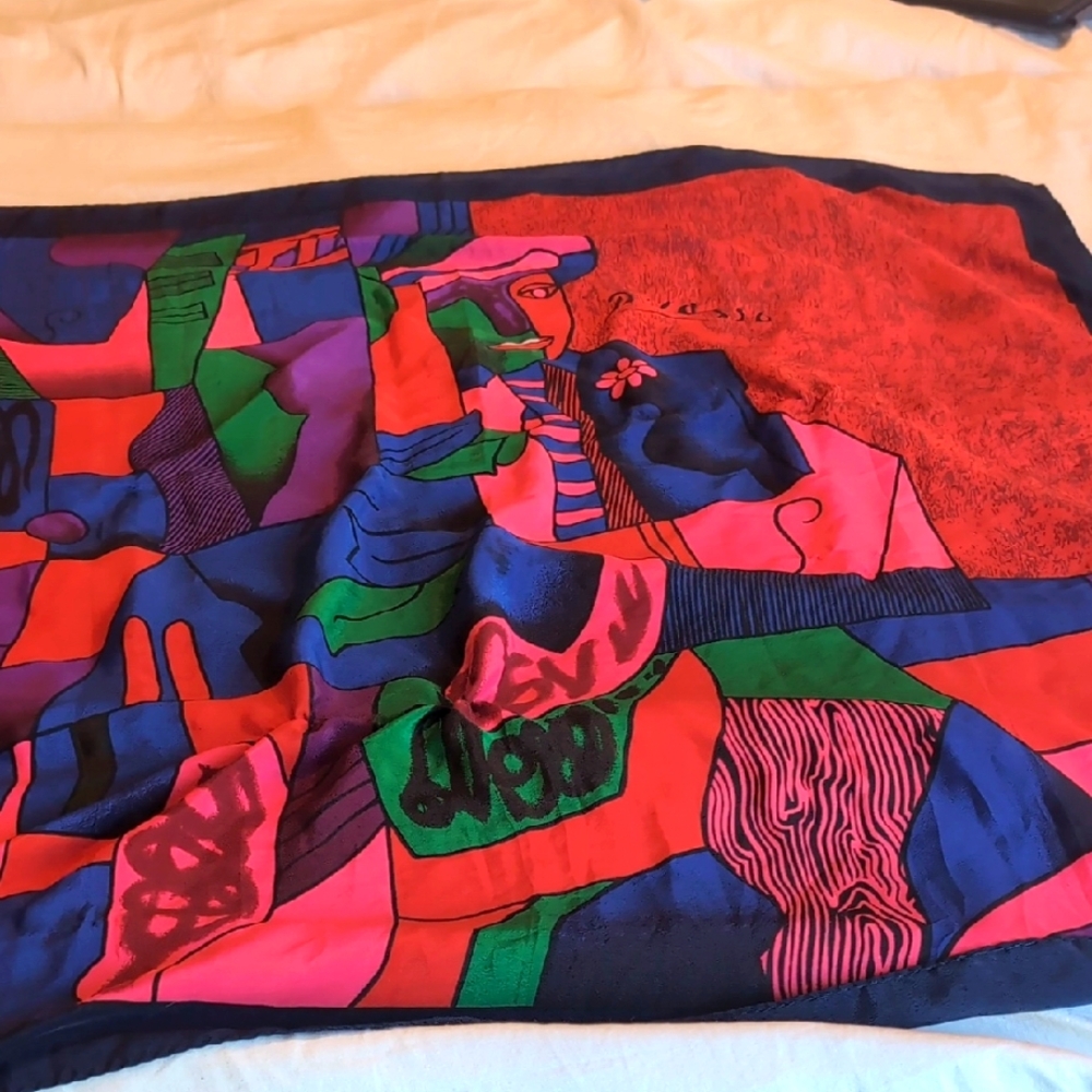 Picasso Print Scarf From Metropolitan Museum